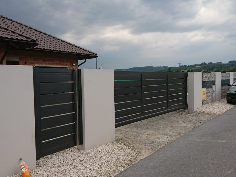 Brama aluminium przesuwna 7